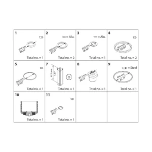 032F2334 Danfoss комплект ремонтный для EVRA / EVRS 32